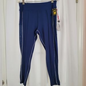 NWT GX by Gottex Blue Workout Leggings